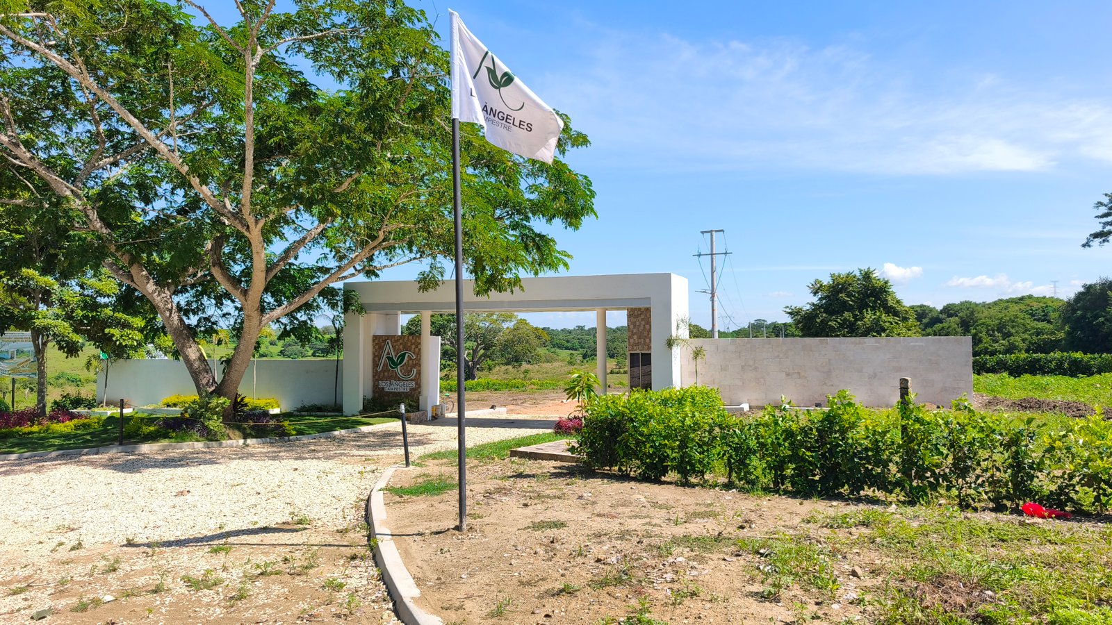 Vista General de la Porteria en Los Ángeles Campestre 4K